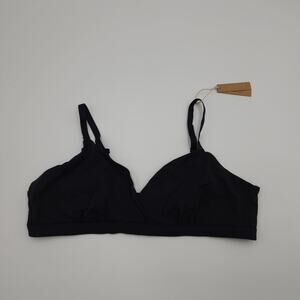 SKIMS FITS EVERYBODY CROSSOVER BRALETTE in Onyx Size 2X